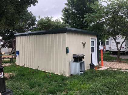 Silo Steel Buildings Cabin